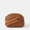 Accessorize Webbing Strap Small Crossbody Bag Tan