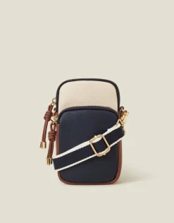 Accessorize Webbing Strap Zip Phone Bag