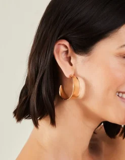 Accessorize Wide Hoop Earrings