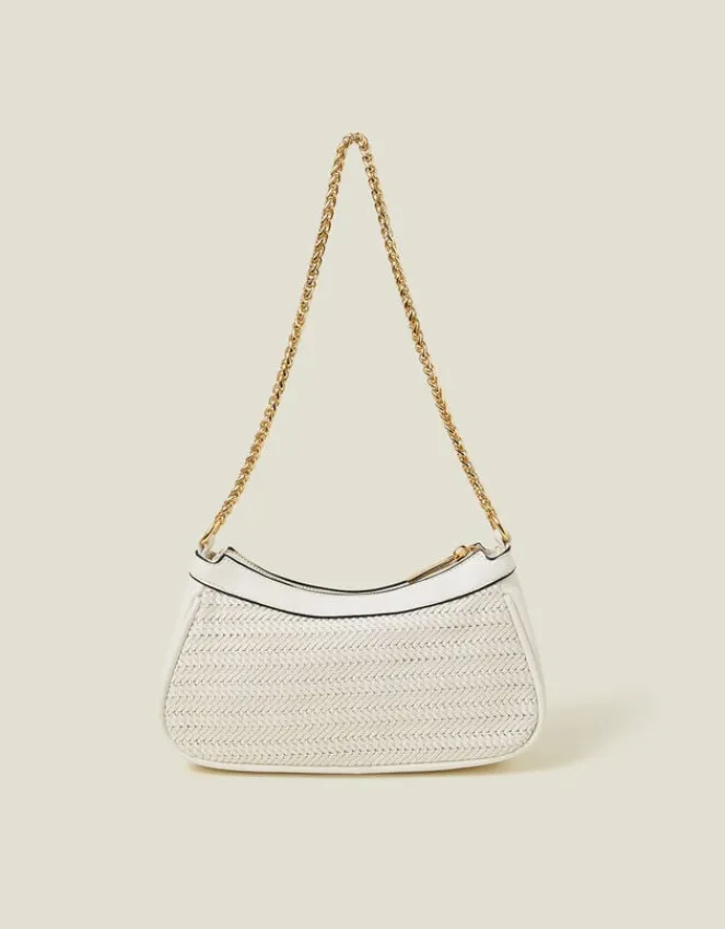 Accessorize Woven Chain Shoulder Bag