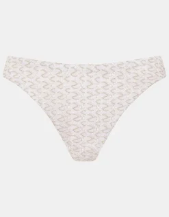 Accessorize Zig-Zag Bikini Bottoms Gold
