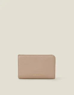 Accessorize Zip Pocket Purse Mink